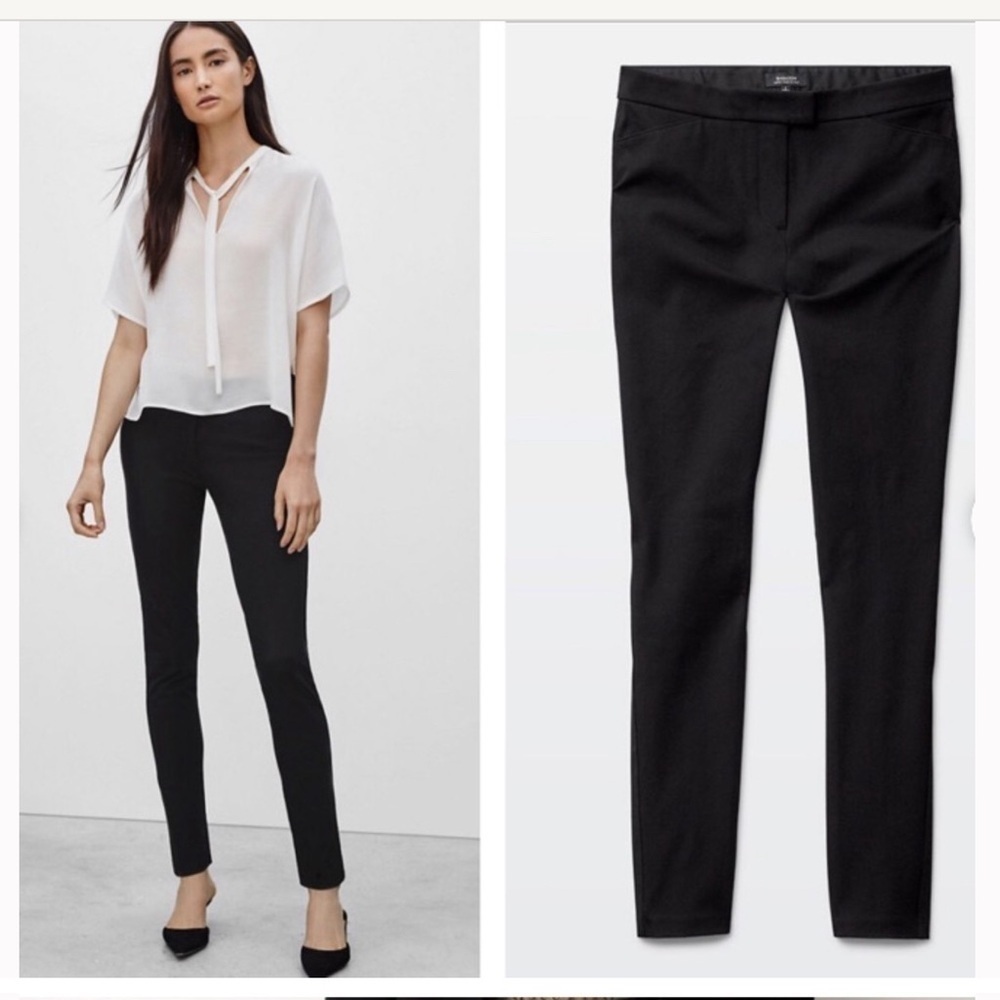 ARITZIA BABATON GREY bi stretch dress pants (size 6)